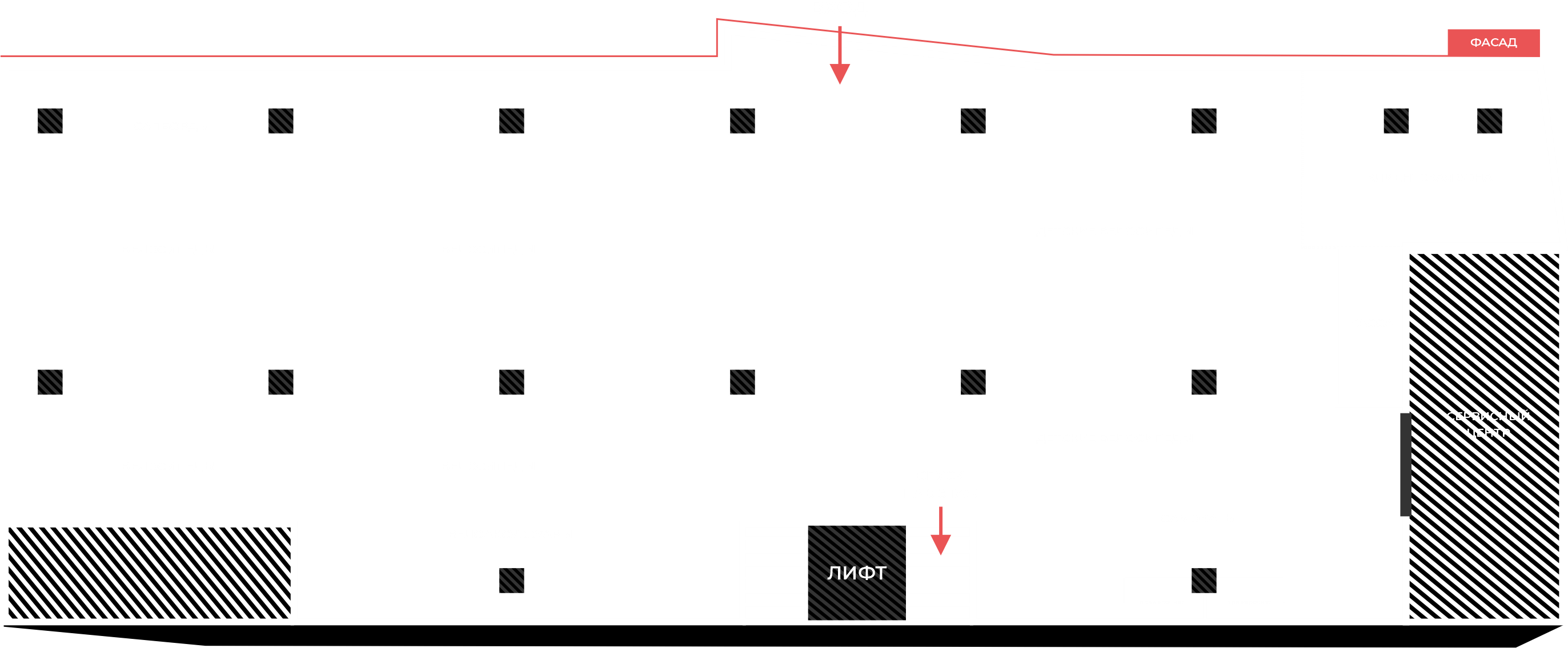 План первого этажа магазина