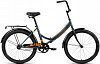 Велосипед ALTAIR CITY 24 (2022) темно-серый/оранжевый