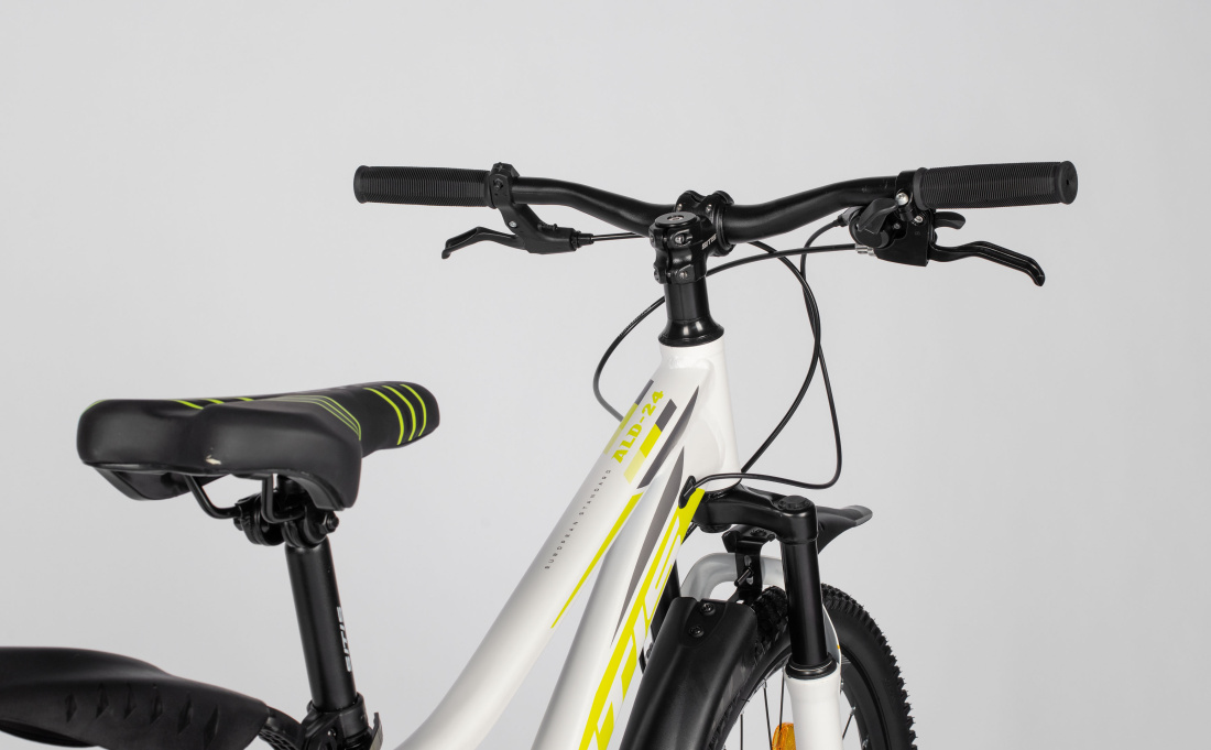 Велосипед SITIS ALD 7SP 24" (2025) White-Lemon
